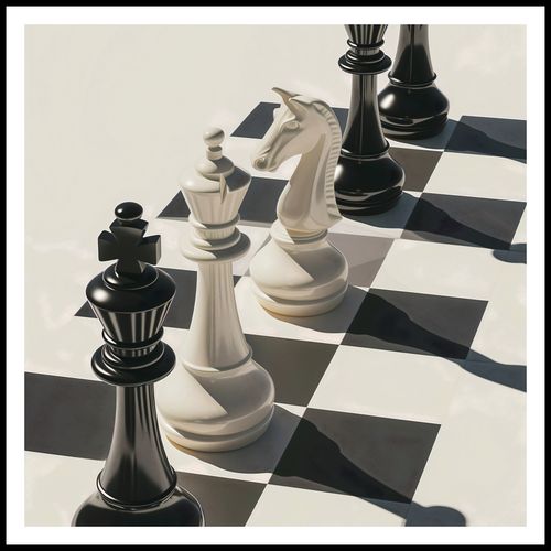 Plakat 80x80cm Szach i Mat na Arena.pl