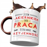 Kubek Bordowy Dla Lakiernika Jestem Lakiernikiem Z Nadrukiem Ze Zdjęciem