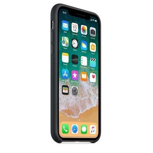 Apple iPhone X Silicone Case Black na Arena.pl
