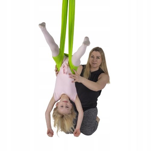 Hamak - chusta akrobatyczna dla dzieci, 10 kolorów, 4 metry, szeroki 260 cm na Arena.pl