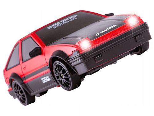 Samochód Do Driftu, Auto RC Drift 1:24 2,4 GHz 4WD CZERWONA TOYOTA na Arena.pl