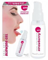 żel/sprej hot oral optimizer blowjob gel strawberry 50ml.