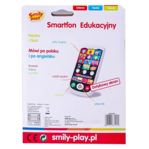 SMILY PLAY SMARTFON DOTYKOWY TELEFON INTERAKTYWNY na Arena.pl