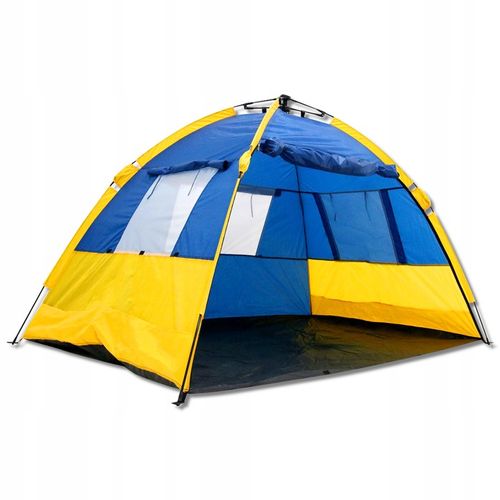 DUŻY NAMIOT KEMPINGOWY PLAŻOWY SAMOROZKŁADAJĄCY AUTOMATYCZNY XXL na Arena.pl