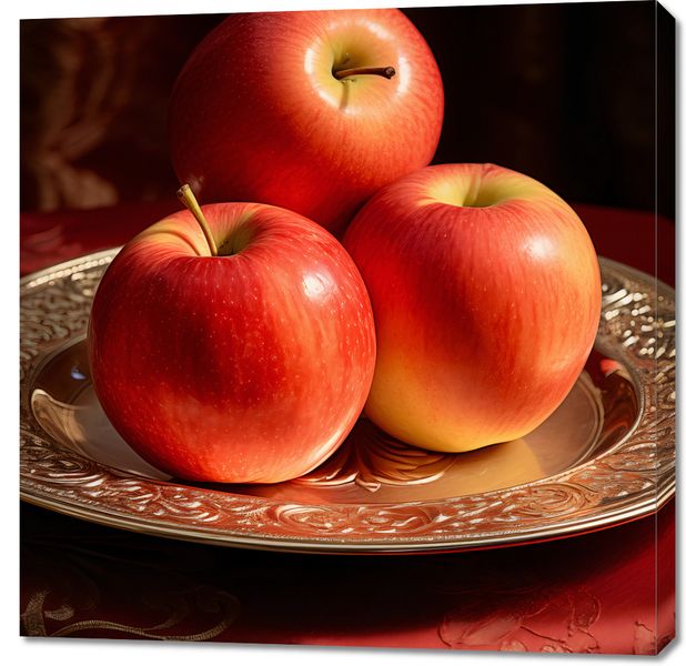 Obraz 90x90cm Rubinowe Ekscesy zdjęcie 1