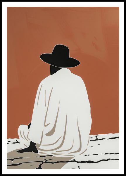 Plakat 68x98cm Rozmyślania w Oddali zdjęcie 3