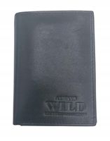Always Wild - portfel męski skóra naturalna N4-P-SCR/7834 ciemny brązowy