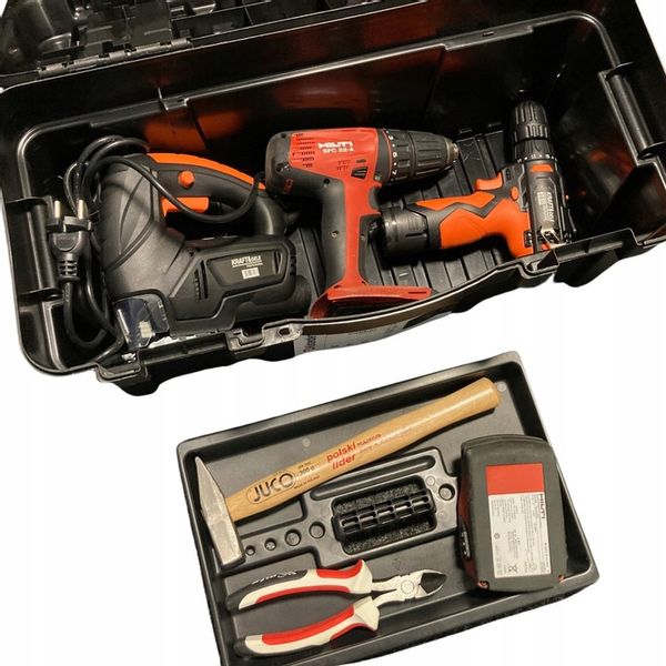 Skrzynka narzędziowa uniwersalna 55x27 KARGO CLASSIC z tacką i 2-schowkami zdjęcie 6