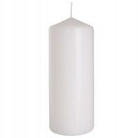 ŚWIECA STOŁOWA WALEC KLASYCZNA ŚWIECZKA 15cm 48h BIAŁA