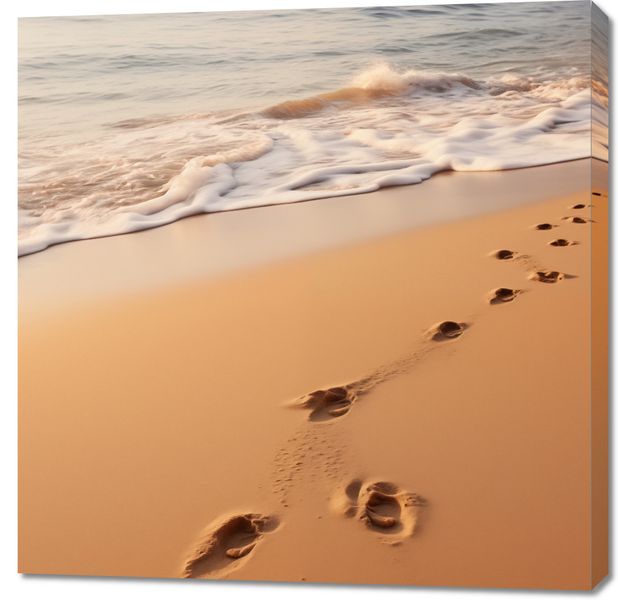 Obraz 90x90cm Szepty Fal zdjęcie 1