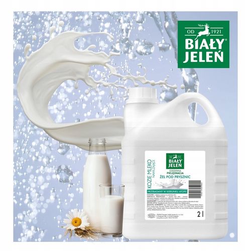 Żel pod prysznic Biały Jeleń KOZIE MLEKO 2L zapas na Arena.pl
