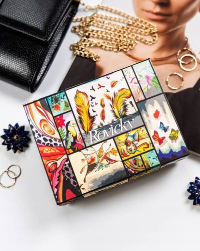 skórzany portfel damski zamykany na zatrzask - rovicky na Arena.pl