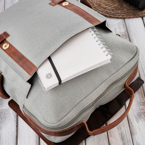 plecak na laptopa męski canvas do pracy miejski weekendowy na Arena.pl
