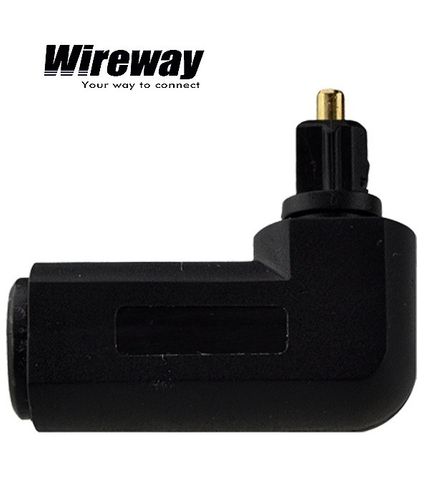 Przejściówka adapter Kątowy 90st. Toslink WireWay na Arena.pl