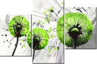 60CM 90 ZEGAR 3 ELEM DMUCHAWCE KOLORZE LIMONKI ŚCIENNY