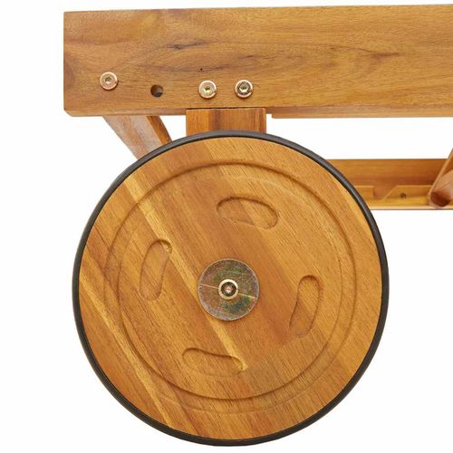 Leżak ze stołem lite drewno akacjowe na Arena.pl