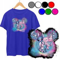 KOSZULKA DZIECIĘCA T-SHIRT Z NADRUKIEM - STICH STICZ KOLORY - XXXS 86-92