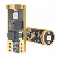 2x Żarówka LED W5W T10 S5 6000K biel MOCNE DIODY CSP SERIA PRO WHITE CANBUS