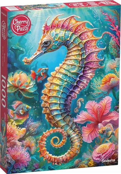 PUZZLE 1000 ELEMENTÓW KONIK MORSKI CHERRYPAZZI zdjęcie 1