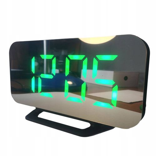 Elektroniczny BUDZIK zegar z ŁADOWARKA USB na Arena.pl