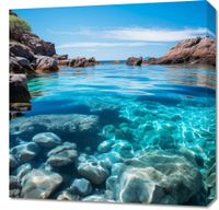 Obraz 60x60cm Krystaliczna Woda