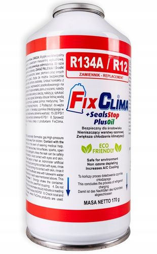 ZESTAW DO NAPEŁNIANIA KLIMATYZACJI AUT 2x GAZ R134A USZCZELNIACZ CZYNNIK na Arena.pl