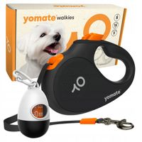 MAŁY PIES do 15 KG - LEKKA SMYCZ dla PSA / AUTOMATYCZNA MOCNA TAŚMA ZWIJANA