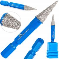 Otwornica diamentowa stożkowa HEX 1-8 mm do gresu Falon-Tech FT1116
