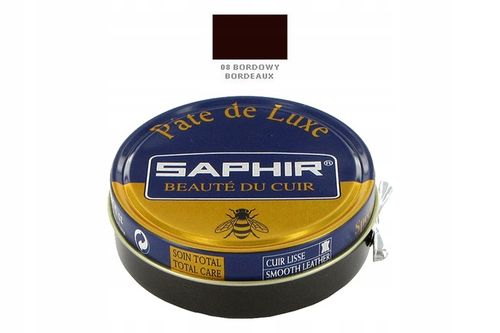 Saphir Pate De Luxe 50ml Pasta Wosk Do Butów Skór na Arena.pl