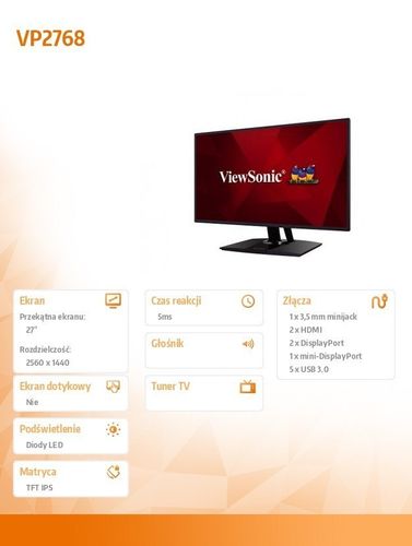 Monitor VP2768 (27 IPS, 2560 x 1440, 5ms) na Arena.pl
