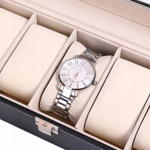 SZKATUŁKA NA ZEGARKI PUDEŁKO ORGANIZER BIŻUTERIĘ na Arena.pl