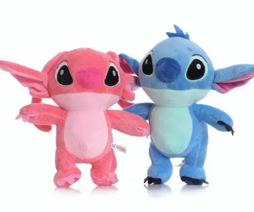ZESTAW 2x STICH+ ANGEL MASKOTKA PLUSZOWA PLUSZAK FIGURKA MIŚ MISIEK 25cm na Arena.pl
