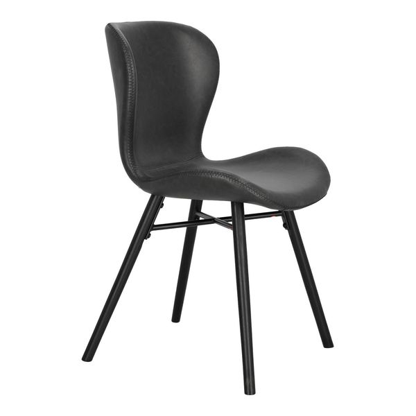 Krzesło Batilda czarne tapicerowane zdjęcie 5