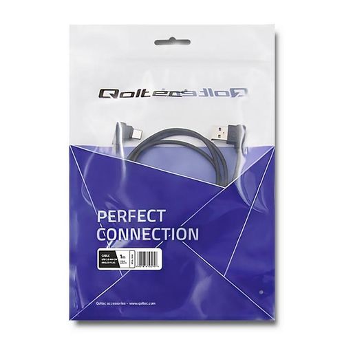 Qoltec Kabel USB typ C męski | USB 2.0 A męski | 1m na Arena.pl