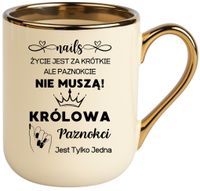 Kubek PREMIUM wyjątkowy prezent dla STYLISTKI PAZNOKCI