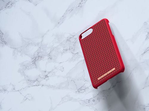 Materiałowe etui iPhone 8 Plus 7 Plus 6s Plus 6 Plus (Red) na Arena.pl