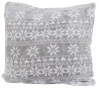 POSZEWKA NA PODUSZKĘ JASIEK SNOW 40X40 D.GREY