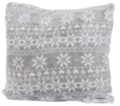 POSZEWKA NA PODUSZKĘ JASIEK SNOW 40X40 D.GREY