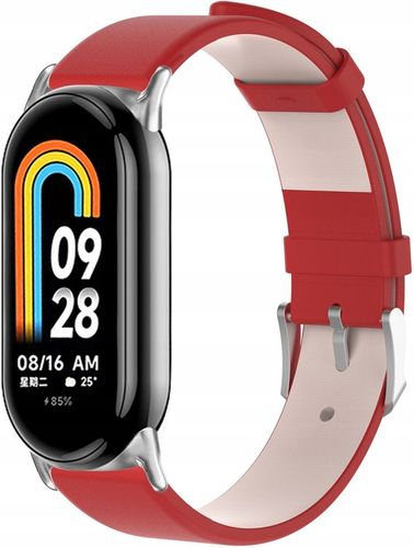 PASEK SKÓRZANY OPASKA BRANSOLETA DO SMARTBANDA XIAOMI MI BAND 8 9 5 KOLORÓW na Arena.pl