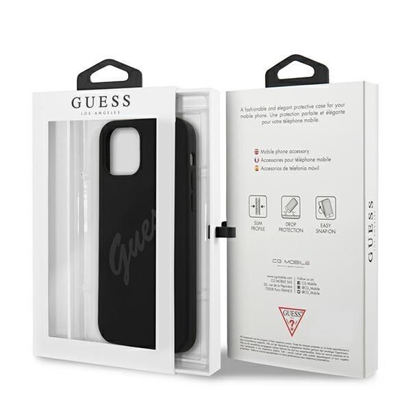 Guess GUHCP12SLSVSBK iPhone 12 mini 5,4" czarny/black hardcase Script zdjęcie 8