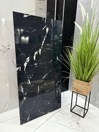 Gres czarny marmur połysk 120x60, luksusowy gres polerowany - gat. I na Arena.pl