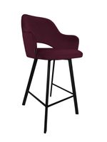 Hoker krzesło barowe Milano podstawa Profil czarna MG02