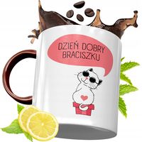 Kubek Bordowy Dla Brata Na Urodziny Prezent Z Nadrukiem Ze Zdjęciem
