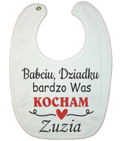 Śliniaczek Bawełniany od Babci i Dziadka