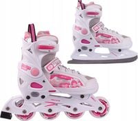 ŁYŻWOROLKI MICO PRINCESS 2W1 PW-126B-8 r 37-40