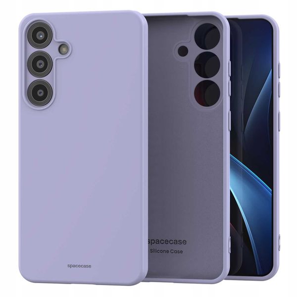 Spacecase Silicone Case 3.0 Galaxy S25+ Light Purple zdjęcie 3