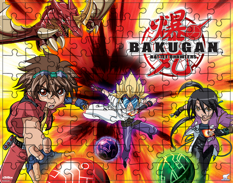 Puzzle Bakugan zdjęcie 1