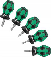 WERA ZESTAW WKRĘTAKÓW TORX STUBBY SET TX 1, 5 CZ.