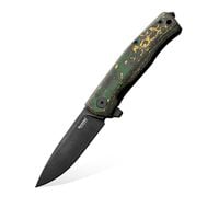 Nóż składany LionSTEEL MYTO Old Black MagnaCut Titanium & FatCarbon