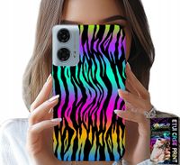 ETUI DO MOTOROLA G24 / G04 - ABSTRAKCYJNE KOLOROWE WZORY CASE + FOLIA